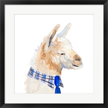 Framed Formal Llama Print