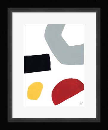 Framed Shape of Things II Print