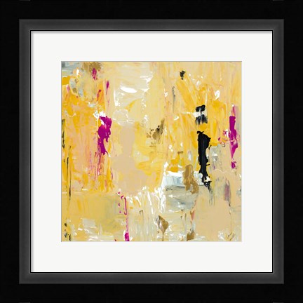 Framed Parisian Chic Abstract I Print