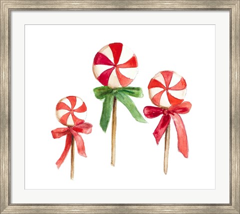 Framed Holiday Candy II Print