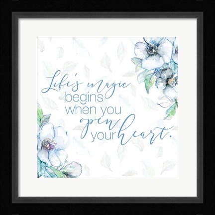 Framed Life Magic Print
