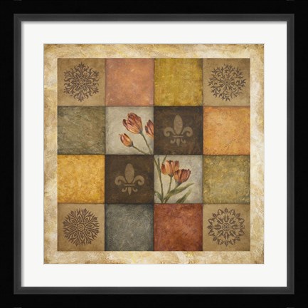 Framed Color Swatch Blossom II Print