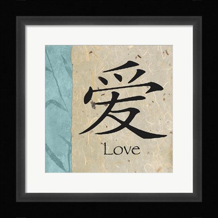 Framed Love Print