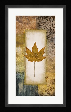 Framed Single Leaf I Print