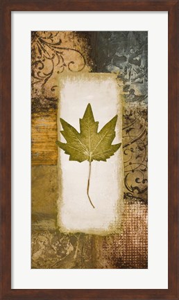 Framed Single Leaf II Print
