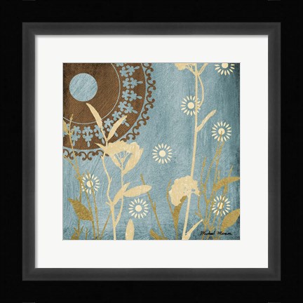 Framed Botanical Silhouettes I Print