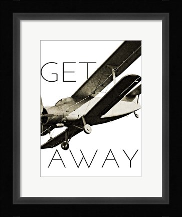 Framed Vintage Airplanes II Print