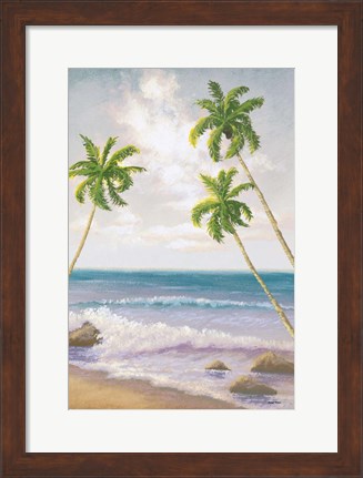 Framed Atlantic Seaside II Print