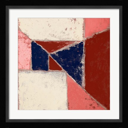 Framed Lemon Rose Play I Print