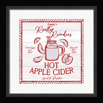 Framed Vintage Christmas Treats III Print