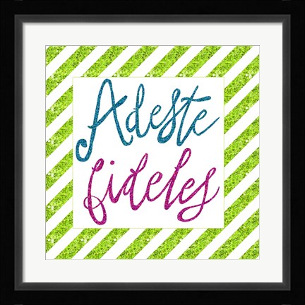 Framed Jingle Sparkle II Print