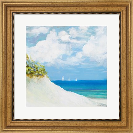 Framed Seaside I Print