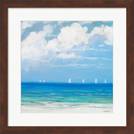 Framed Seaside II Print