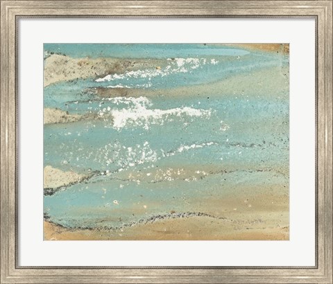 Framed Shoreline Abstract Print