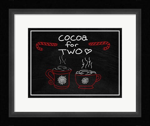 Framed Cocoa for Two Print