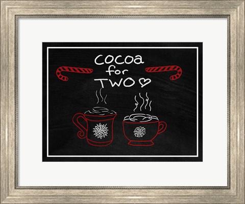 Framed Cocoa for Two Print
