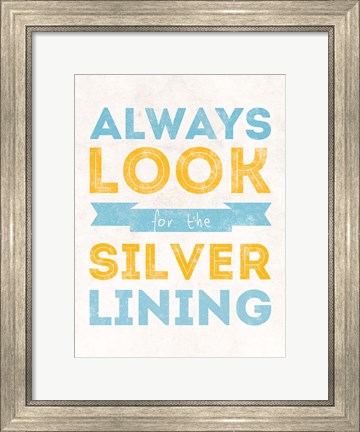 Framed Silver Lining Print