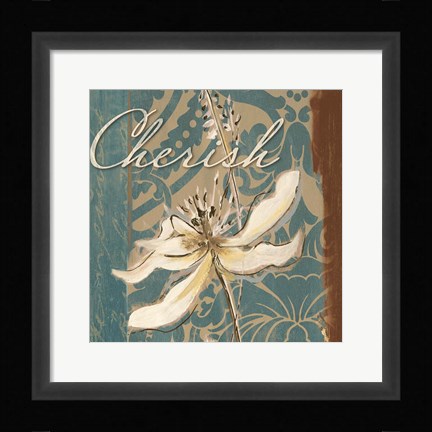 Framed Cherish Print