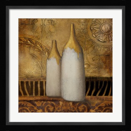 Framed Elegantisimo on Safari I Print