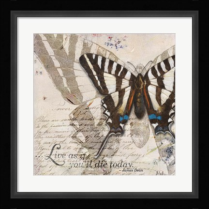Framed Living your Dreams II Print