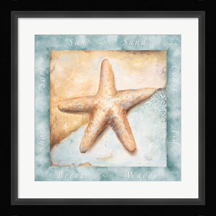 Framed Sun, Sand and Surf II Print