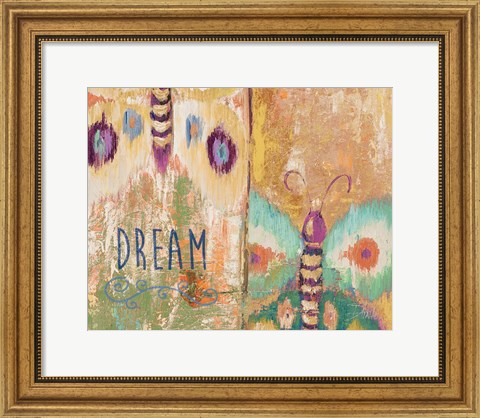 Framed Ikat Flutter Dream Print