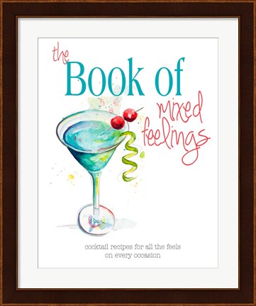 Framed Book of Mixed Feelings Print