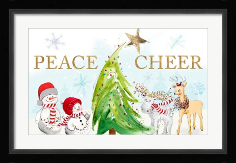 Framed Whimsical Christmas Print