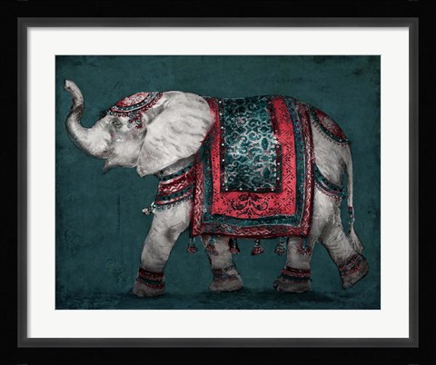 Framed Regal Elephant Print