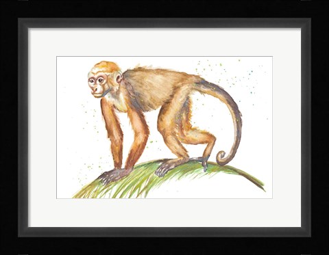 Framed Monkeys in the Jungle II Print