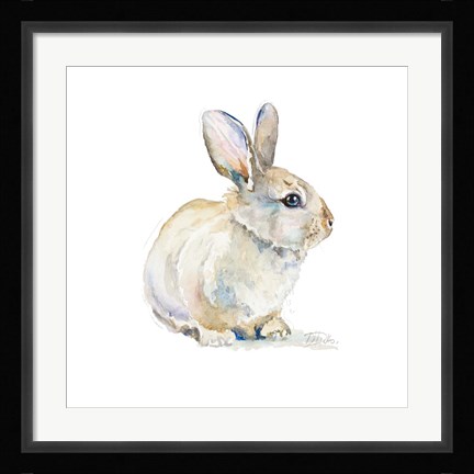 Framed Baby Rabbit Print
