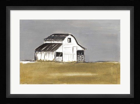 Framed Natural Barn Print