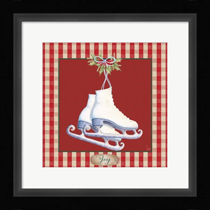 Framed Hometown Christmas III Print