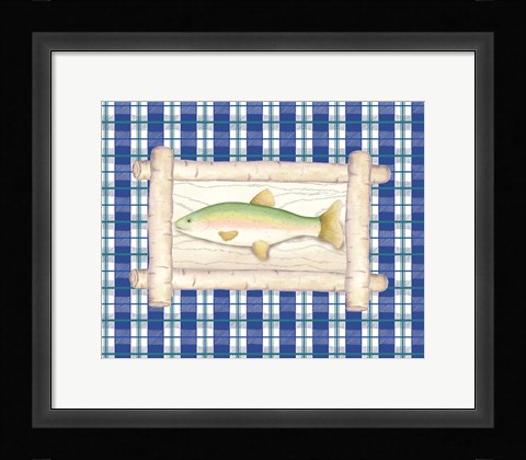 Framed Framed Lake Fish III Print