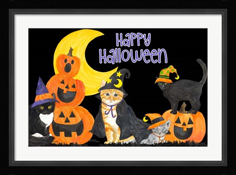 Framed Fright Night Friends horizontal II Print