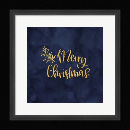 Framed All that Glitters for Christmas IV-Merry Christmas Print