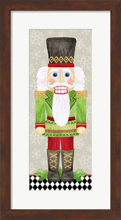Framed Nutcracker Christmas I Print