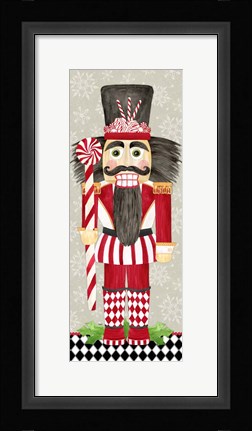 Framed Nutcracker Christmas III Print