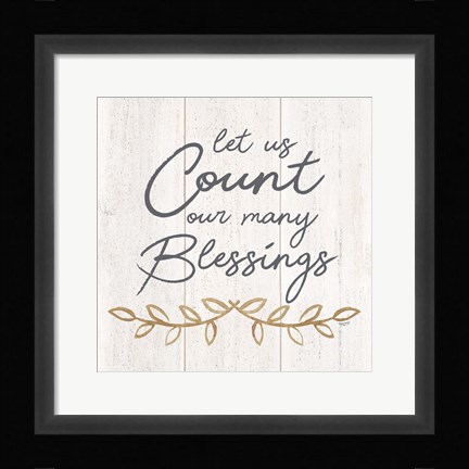 Framed Farm Life I-Blessings Print