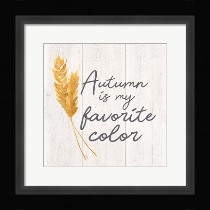 Framed Farm Life II-Autumn Print