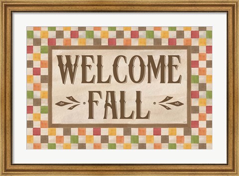Framed Fall Farms-Welcome Fall Print