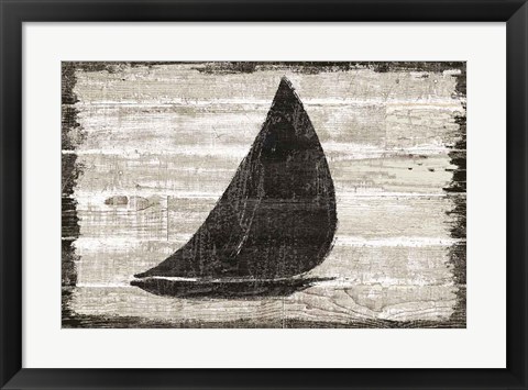 Framed Driftwood Coast I Print