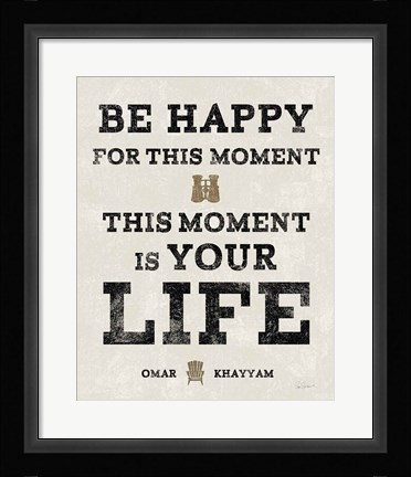 Framed Cabin Life III Print