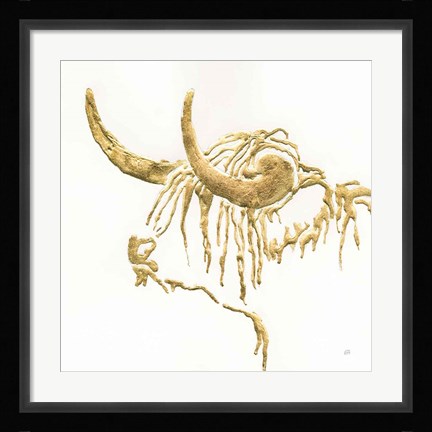 Framed Gilded Highlander III Print