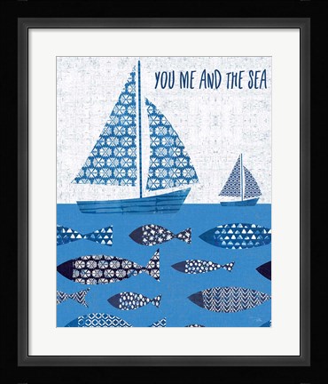 Framed Sunday on the Coast XI Print