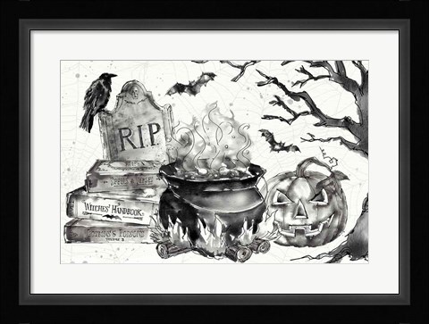 Framed Phantoms of the Night I Print