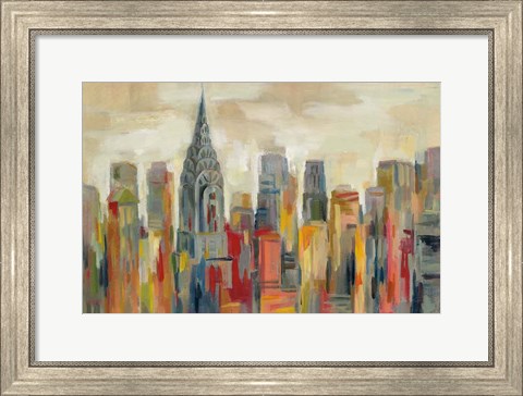 Framed Manhattan - The Chrysler Building Print