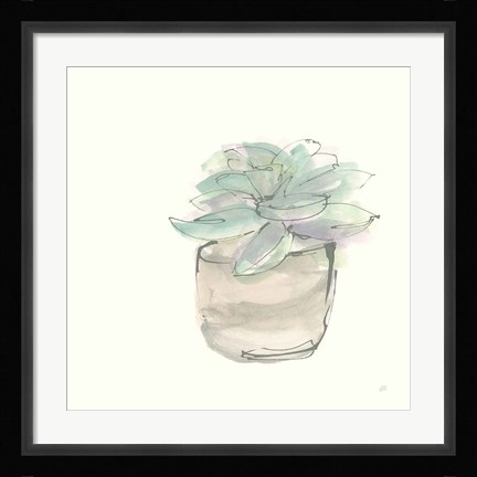 Framed Succulent IV Print