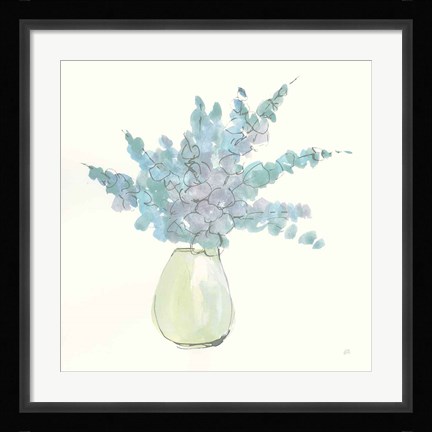 Framed Plant Eucalyptus IV Print