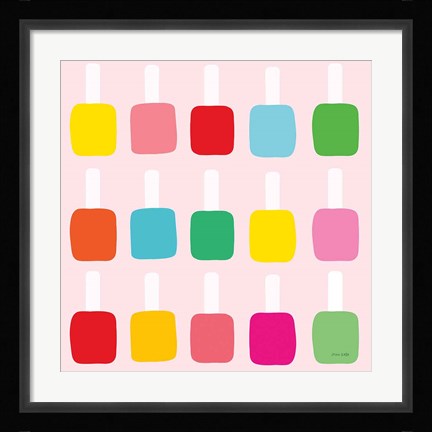 Framed Nail Polish Fun Print